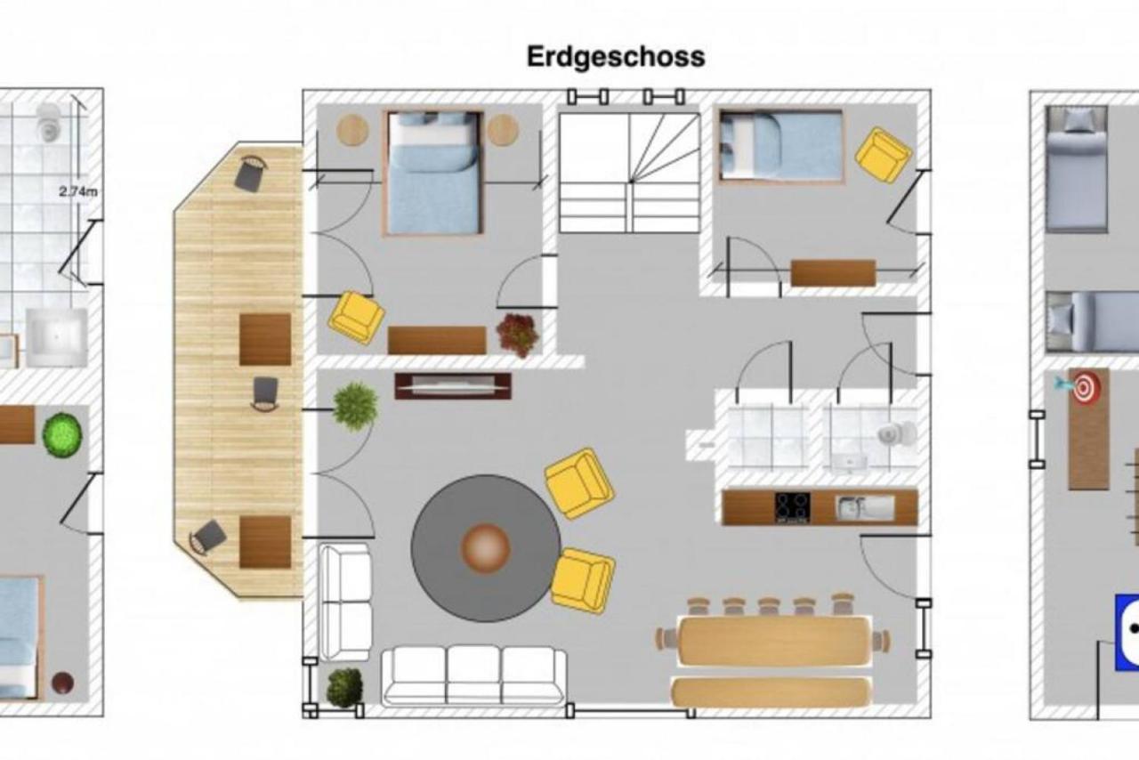 Spacious Home Sauna Hot Tub Pool Patio Bbq Hohenfels-Essingen Εξωτερικό φωτογραφία